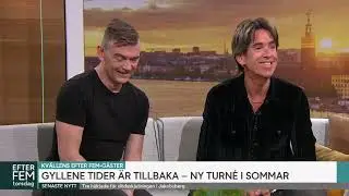 Gyllene tider på Efter Fem 2023: tillbaka igen – Ny sommarturné. -Swedish, English & Spanish subs