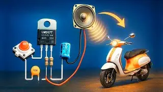 Build a Real Horn Sound Circuit for Car & Bike |Easy DIY Project