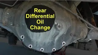 Chevy GMC Cadillac rear differential fluid change