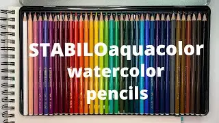 STABILO aquacolor - watercolor pencils - can they compete with more expensive brands