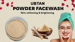 How to make Ubtan Powder Face Wash at Home | powder Facewash for skin whitening brightning & glow