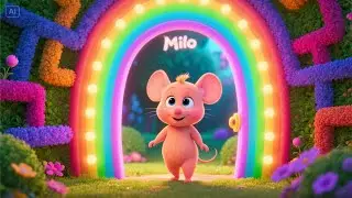 Milo Mouse&rsquo;s Rainbow Maze 🌈 Fun Animated Rhyme for Toddlers | Kids Sing Along