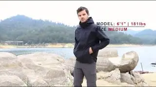 MIER Men's Lightweight Waterproof Rain Jacket