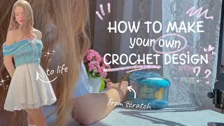 Вязаный крючком топ: как создать свой СОБСТВЕННЫЙ ДИЗАЙН✨/с нуля к жизни