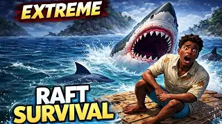 I Survived Raft 😱| Brutal Ocean Survival Experience🌊