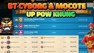 1846 vs 2359: BT Cyborg & Mocote Thống Trị Pre KvK - Sẽ C&oacute; Kingdom Đạt Cấp Qu&agrave; 50 - Rise of Kingdoms