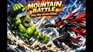 BATMAN VS GREEN HULK &ndash; Only One Leaves This Mountain Free!