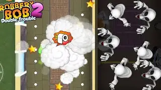 Robbery Bob 2 | Hauntington : Use Black Hood Costume - Use Toxic Donut #60