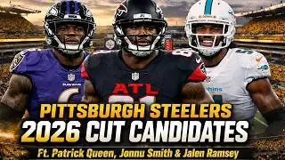 Steelers 2026 CUT List: Patrick Queen, Jonnu Smith & Jalen Ramsey Shockers?!