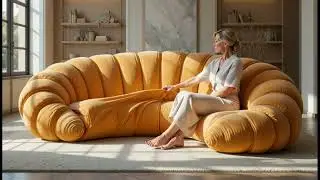 ASMR | Food Shaped Sofas Collection | Hyper Realistic and Surreal Furniture AI Design