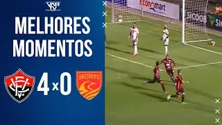 VIT&Oacute;RIA 4 x 0 JUAZEIRENSE / CAMPEONATO BAIANO 2026 / RODADA 4 / MELHORES MOMENTOS