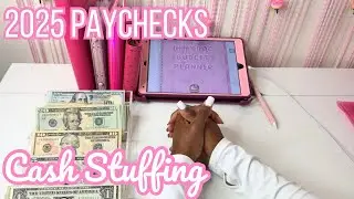 CASH ENVELOPE STUFFING | 2025 | #budgeting #cashstuffing #savingschallenges #magnoliabudgets 