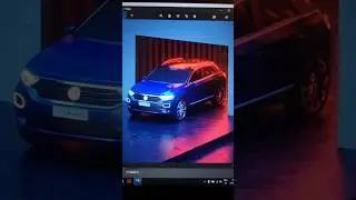 Realistic 3D Render of the T-Roc &ndash; Details Make the Difference #3d #c4d #shortvideo #3danimation