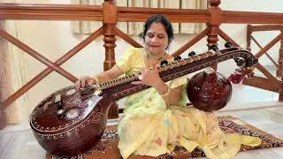 Govinda Hare Madhusudana | 9. Geetham 1,2,3 Speeds in Matya Talam | Veena | Vasundhara Madduluri
