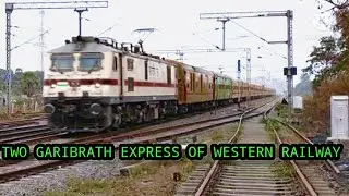 Poor Man's Chariot - Garib Rath Express Crossings at it's Best | Bandra - Delhi | Indian Railway