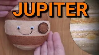 Handmade JUPITER 😀 / Felt Planet Toy / Space / Solar System