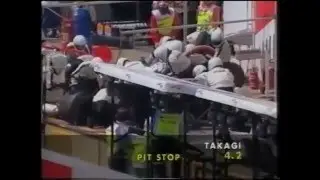 Tora Takagi pit stop, 1998 San Marino GP