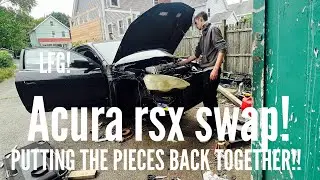 ACURA RSX K24 SWAP FIRST START UP/ D.I.Y.