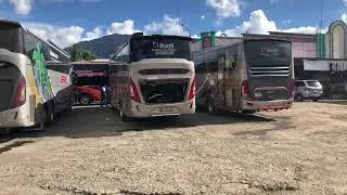 Perdana naik bus SAN  mudik 2025