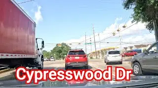 4K Cypresswood Dr Houston Texas summer drive