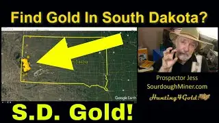 Where Can I Find Gold In South Dakota  (USGS Gold Maps)