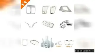 For Honda City Sedan Trim 2015-2019 Matte Silver Interior Air Condition Vents Window Lift Central Co