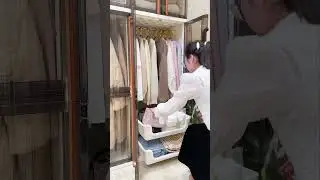 Luxury Modern Wardrobe Design | Stylish Storage Ideas for a Perfect Bedroom#shorts