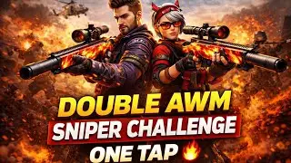  DOUBLE AWM 😱 ONE TAP 🔥HadotiGaming 
