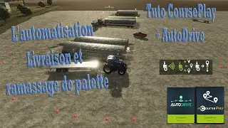 Tutorial AutoDrive + CoursePlay FS25: l'automatisation Collecte et Livraison #autodrive #courseplay