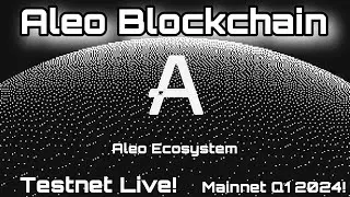 Aleo Blockchain : Project Layer 1 yang sangat potensial!!