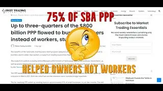 💡PPP SBA Paycheck Protection Program Loans Helped Business Owners Not Workers Employees Retain Jobs