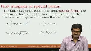 Lec36: Invariants of Euler-Lagrange equations and canonical forms #CH27SP #swayamprabha