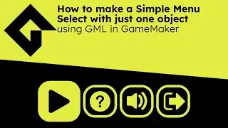 How to make a Simple Menu Screen in GameMaker with GML
