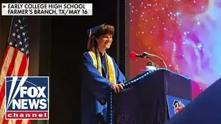 WATCH: HS valedictorian delivers tearjerking speech hours after father's funeral