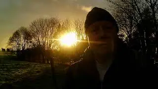 South downs way, amazing sunset