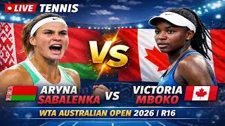 🔴 LIVE TENNIS | Aryna Sabalenka Vs Victoria Mboko | WTA Australian Open 2026 | R32