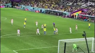 Live from Qatar: Neymar's Insane Goal | Brazil v Croatia 2022 World Cup QF | Stadium View