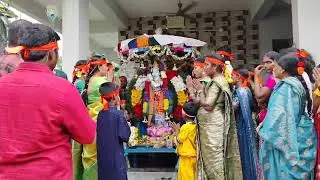నర్సంపేట శాఖ శ్రీకృష్ణ జన్మాష్టమి వేడుకలలో  పూజా