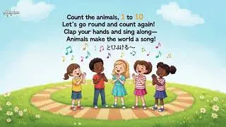 Counting Animals &ndash; Fun Kids Song  Tooniverse