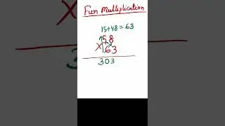 Funny calculation#maths #vedicmethod #ancientmathematics #vedicmathmatics #funnymath