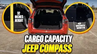 Jeep Compass 2023 года &mdash; реальная грузоподъёмность указана в дюймах