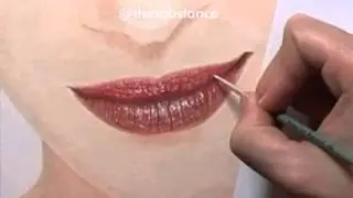Julia Roberts drawing details - Art by Sabrina Rupprecht