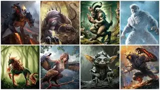 40 Mythical Creatures and Sea Monsters | Greek Mythology | Ancient Beast
