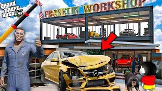 Franklin Convert Fastest Super Car in His New Workshop GTA 5 | SHINCHAN and CHOP