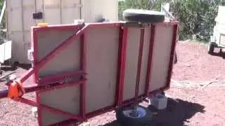 Harbor Freight Utility Folding 4x8 Trailer - Rewiring the Lights