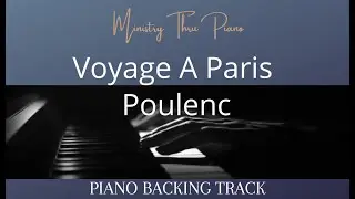 Voyage A Paris  Poulenc PIANO ACCOMPANIMENT