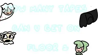 How many tapes can u get on floor 2? (Silly experiment) | DANDYS WORLD | #roblox #dandysworld #yatta