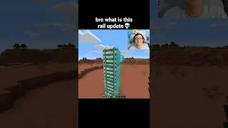 Minecraft Vertical Rail Moment