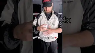 Handwrap 5m ✔️🥊 #boxing #boxingtraining #boxingcoach #tutorial #handwrap #handwraps #bandage