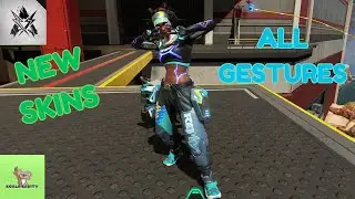 New Legendary Skin for Lifeline (Life Guard), All Gestures. [Apex Legends - VOD - Apr.25]